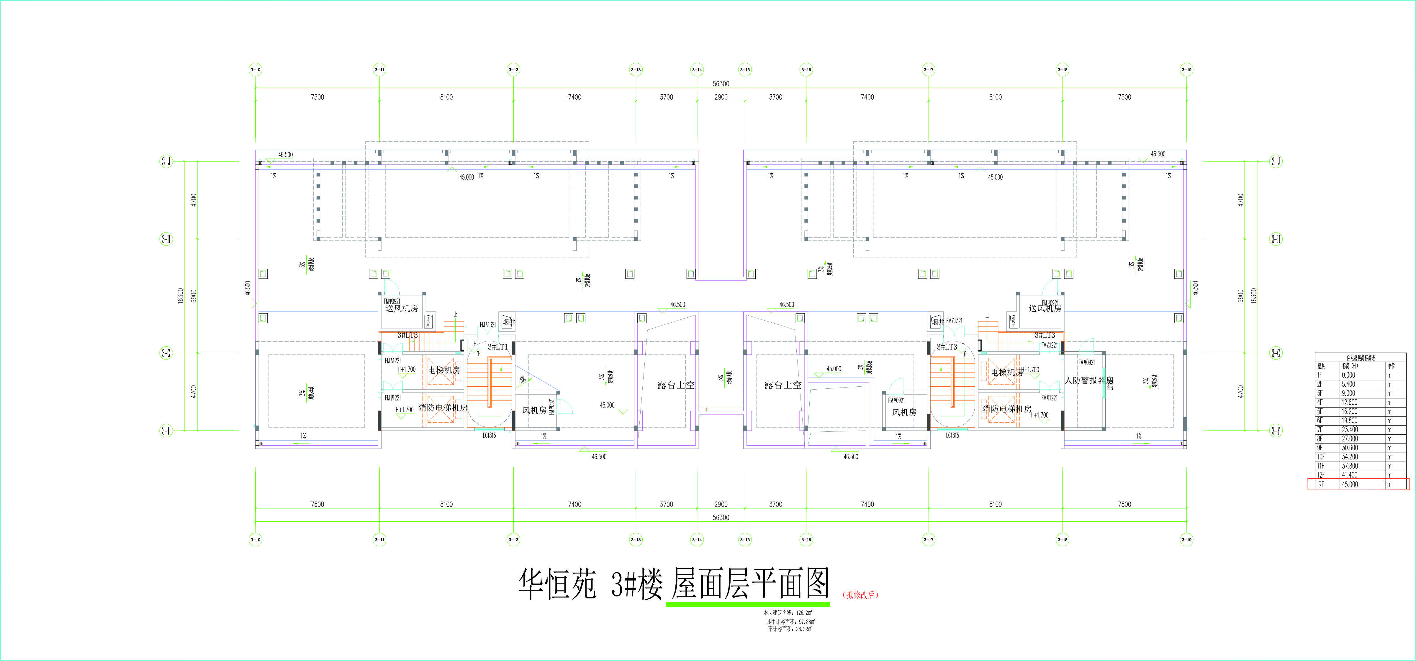 华恒苑3#楼屋面层平面图（拟修改后）.jpg