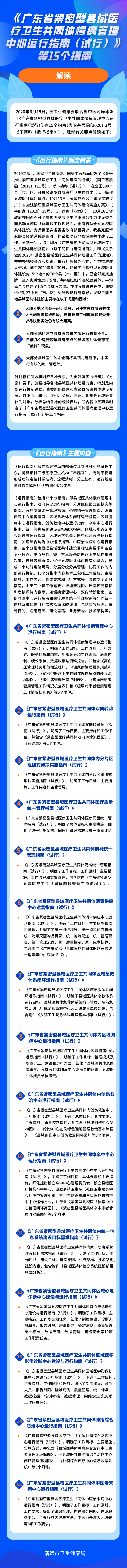 《广东省紧密型县域医疗卫生共同体慢病管理中心运行指南（试行）》等15个指南解读.jpg
