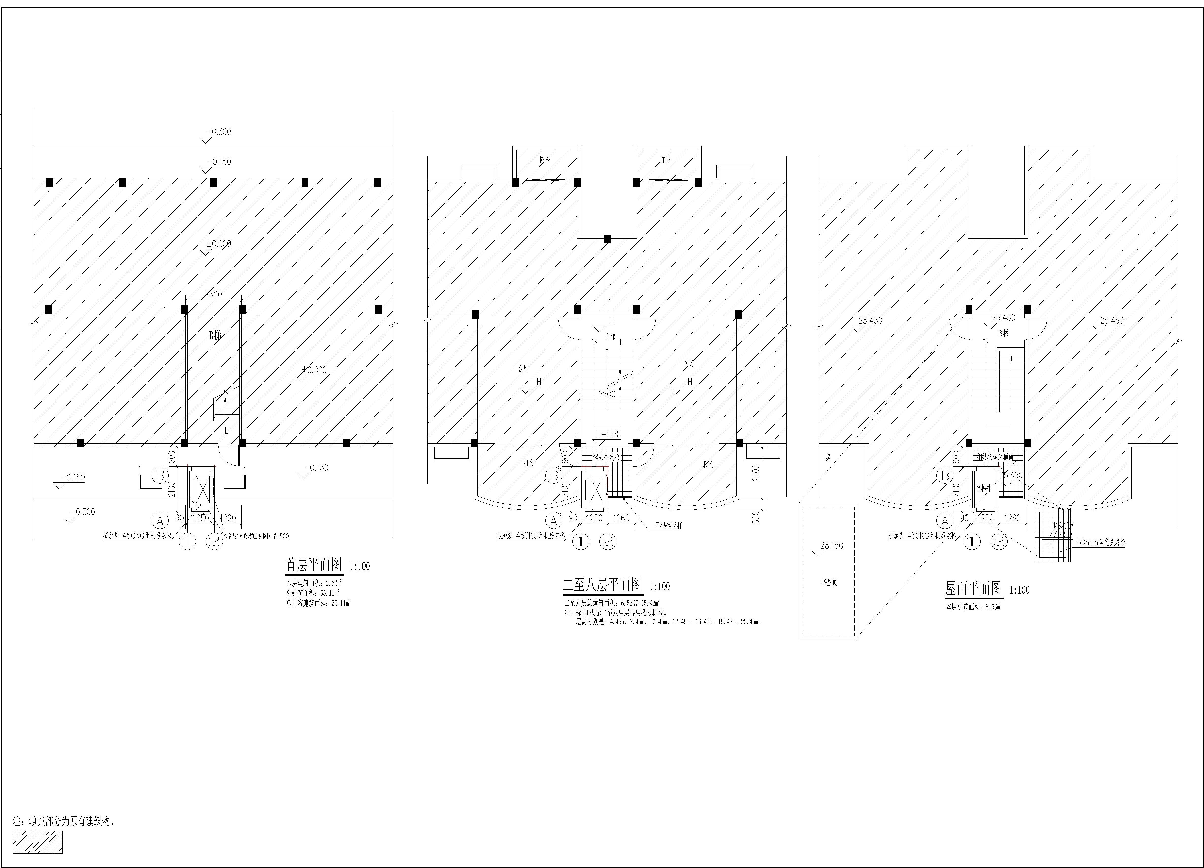 康怡花园3号楼B梯  建筑_平面.jpg