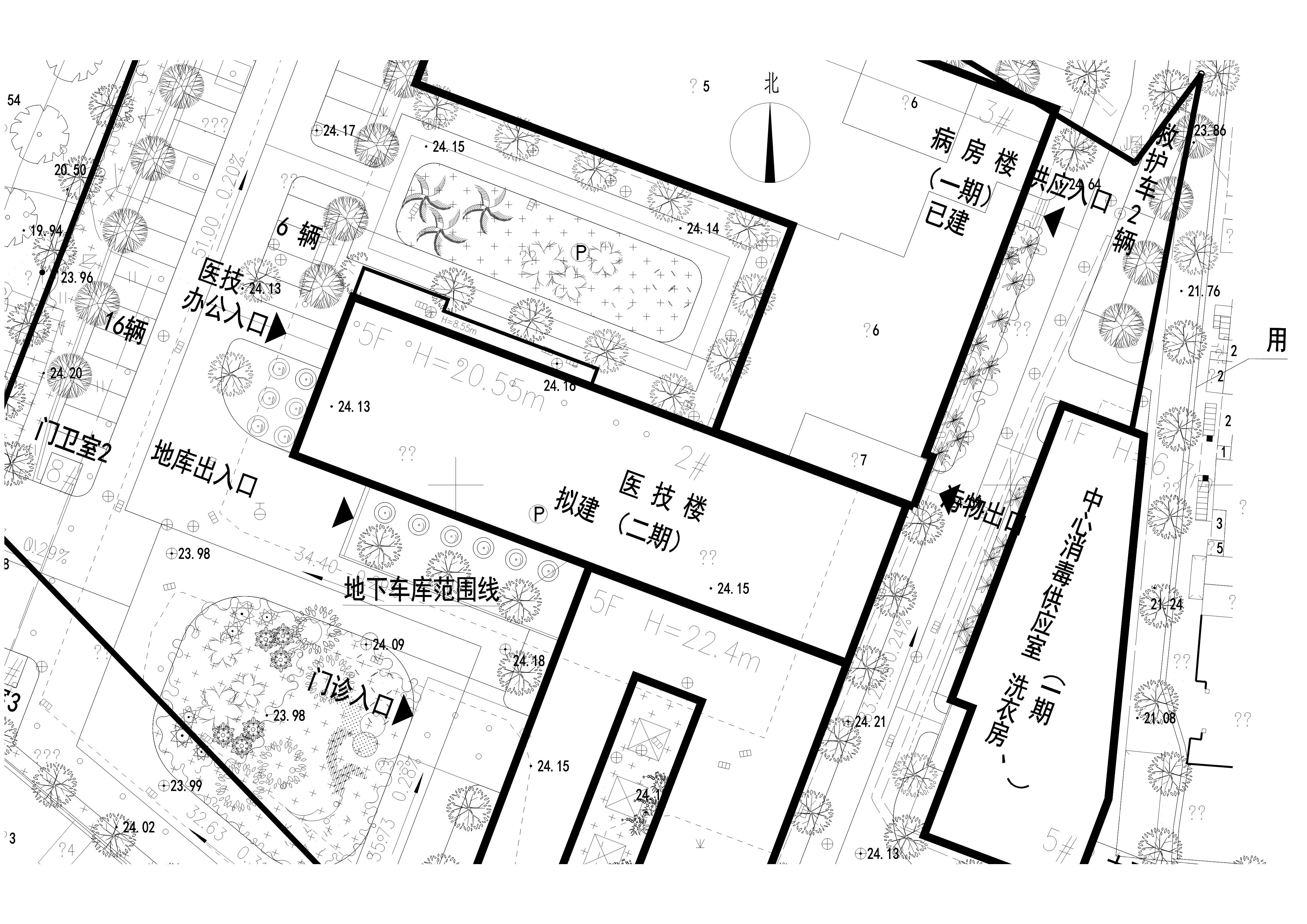 清远市清城区横荷社区卫生服务中心二期扩建工程2#医技楼总平面图_t6-Model_1.jpg
