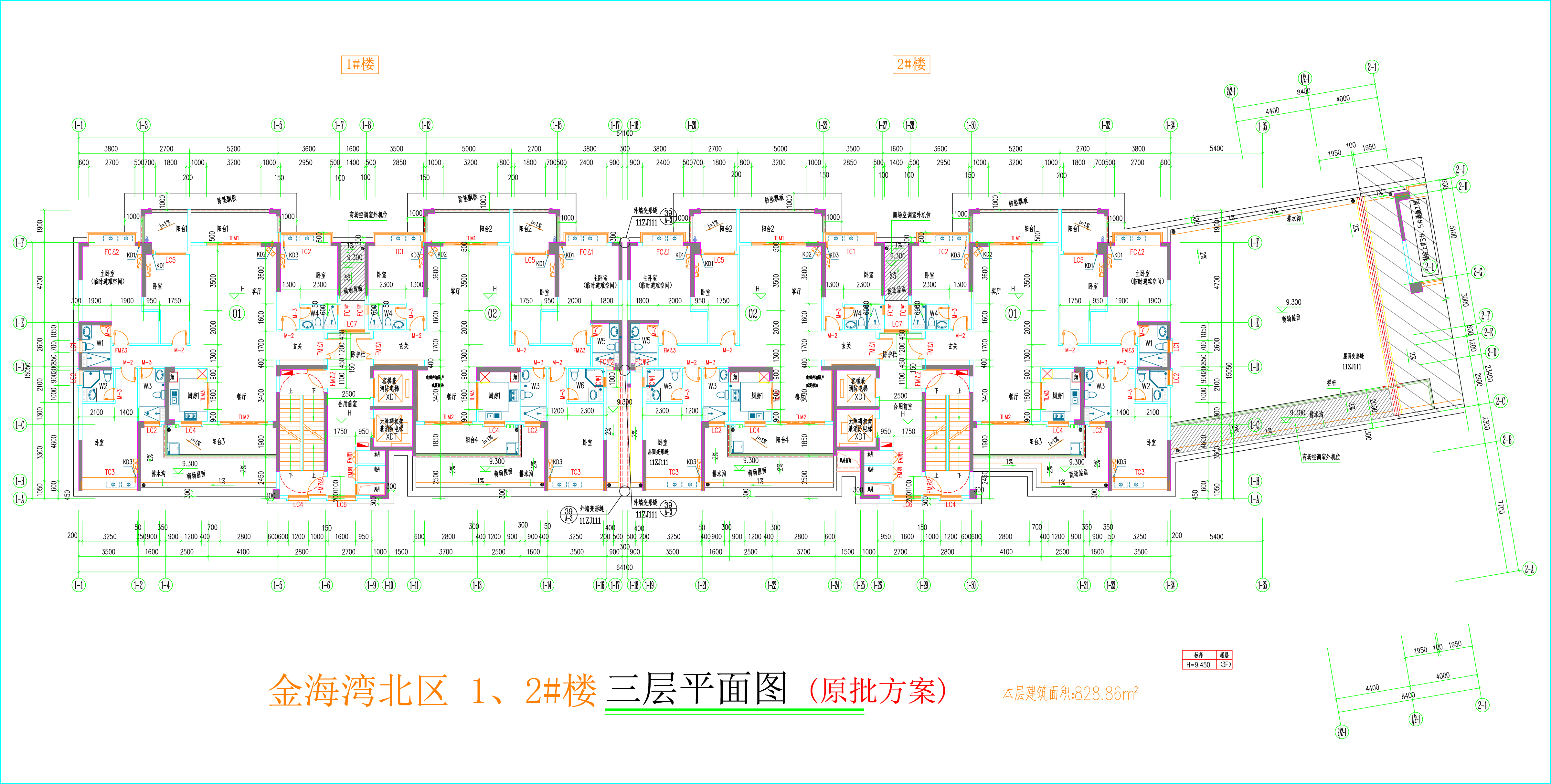 金海湾北区1、2#楼_三层平面图.jpg
