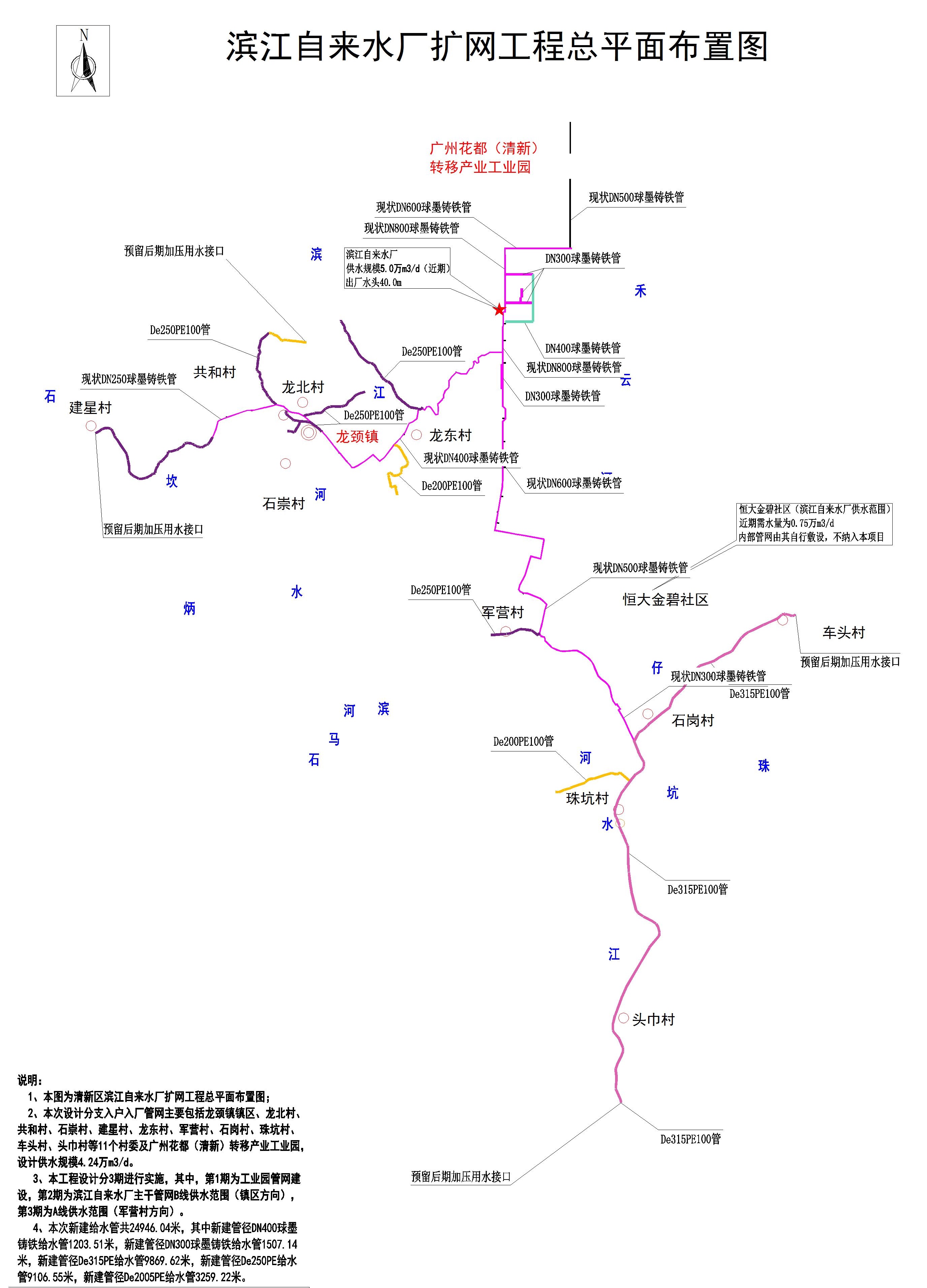 清新区滨江自来水厂扩网工程平面布置及纵断图-报建图（0424）-总平面布置图.jpg