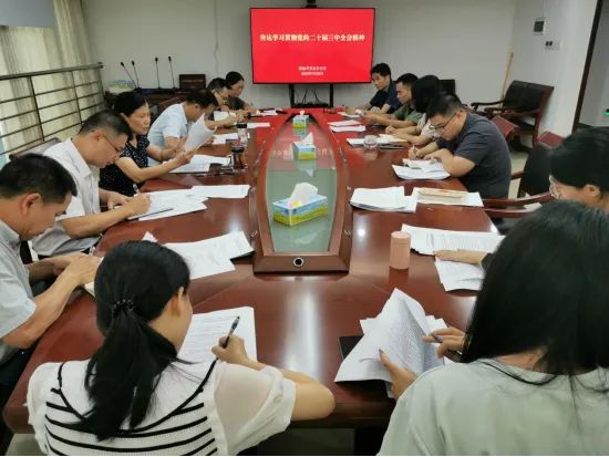 市史志办召开传达学习贯彻党的二十届三中全会精神会议
