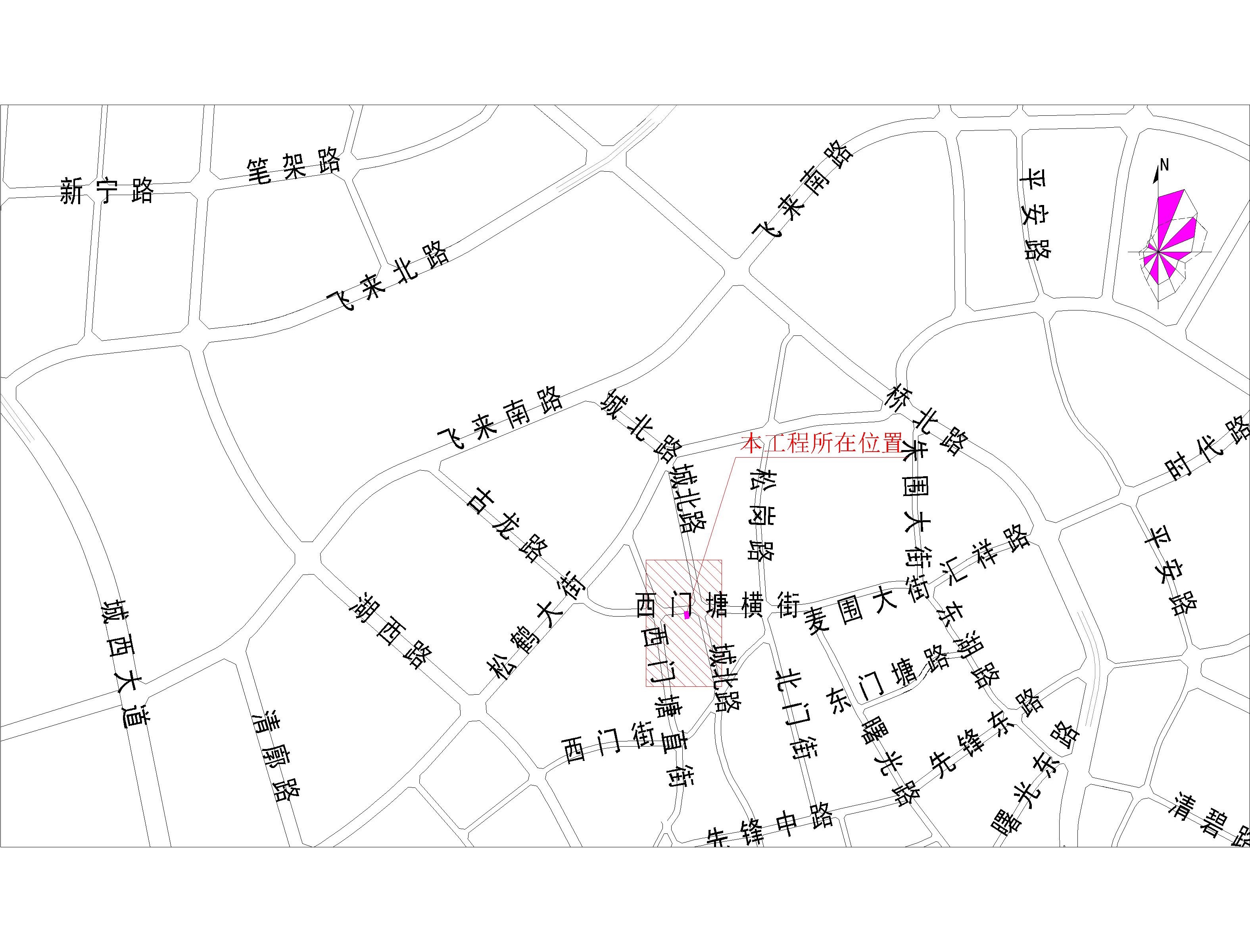 清远市清城区西门塘横街（粥鼎记段）市政中压燃气管道工程-区位图.jpg